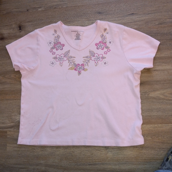 🐮 🐄 Cruisewear & Company Embellished Top - Picture 1 of 7